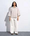 Striped Poplin Shirt